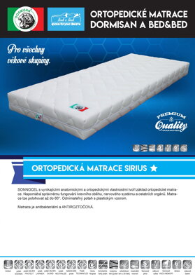 Ortopedický matrac SIRIUS 90x200