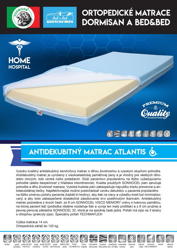 ANTIDEKUBITNÝ MATRAC ATLANTIS ANTIDEKUBITNÝ MATRAC ATLANTIS